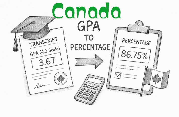 Canada GPA to Percentage Calculator (2026 Guide): How to Convert Your Canadian GPA Accurately